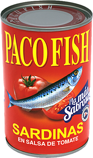 Sardinas PACO FISH en  Salsa de Tomate 15 oz