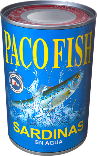 Sardinas PACO FISH  en Agua 15 oz